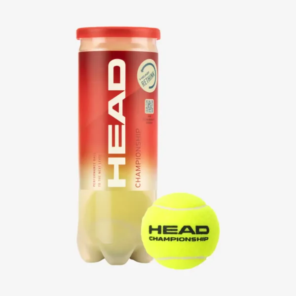 Head Championship 3 Tennis Balls – Single Can