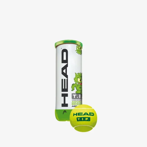 Head T.I.P. Green 3 Tennis Balls - Single Can